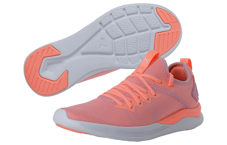 (WMNS) PUMA Ignite Flash Evoknit 'Pink White Orange' 190511-15