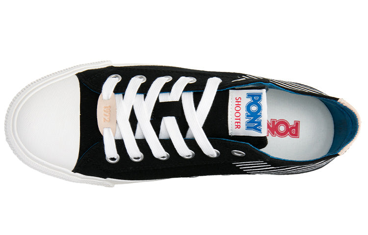 PONY Low-Top Canvas Shoe Black 02M1SH04BK