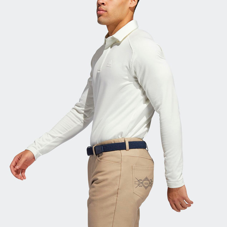 adidas Golf Sports Fleece Long Sleeves polo White FS6849