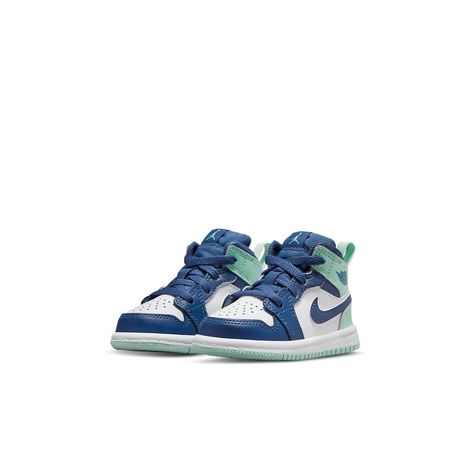 (TD) Air Jordan 1 Mid 'Blue Mint' 640735-413