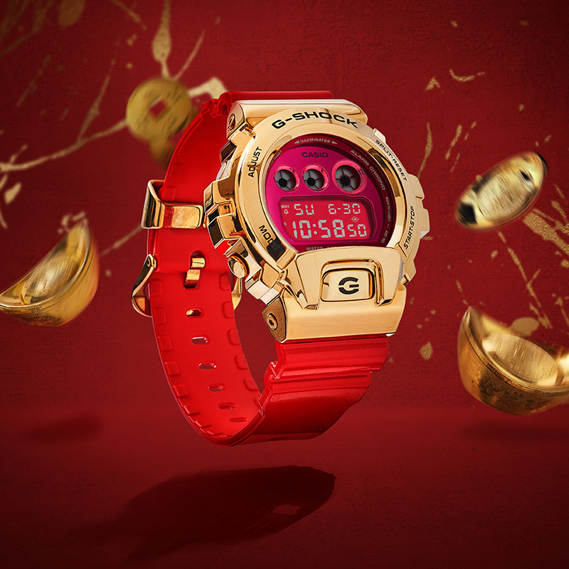 CASIO G-Shock Digital 'Red' GM-6900CX-4PFN
