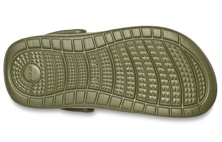Crocs Reviva Beach Army Green Sandals 205852-3TQ