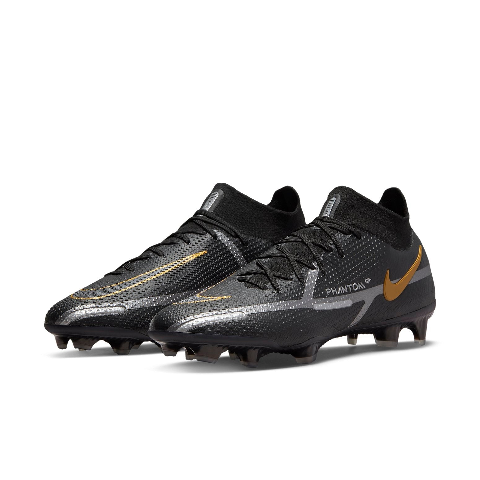 Nike Phantom GT2 Elite DF FG 'Black Metallic Gold' CZ9889-007