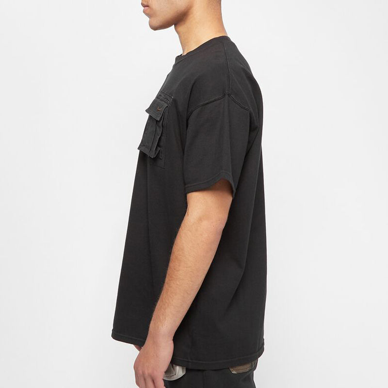 Nike x Travis Scott Cactus Jack Embroidered Logo Pocket T-Shirt 'Black' CU0460-010