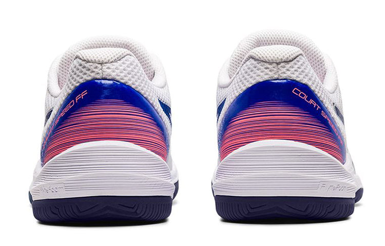 (WMNS) ASICS Court Speed FF 'White Blue' 1042A080-106