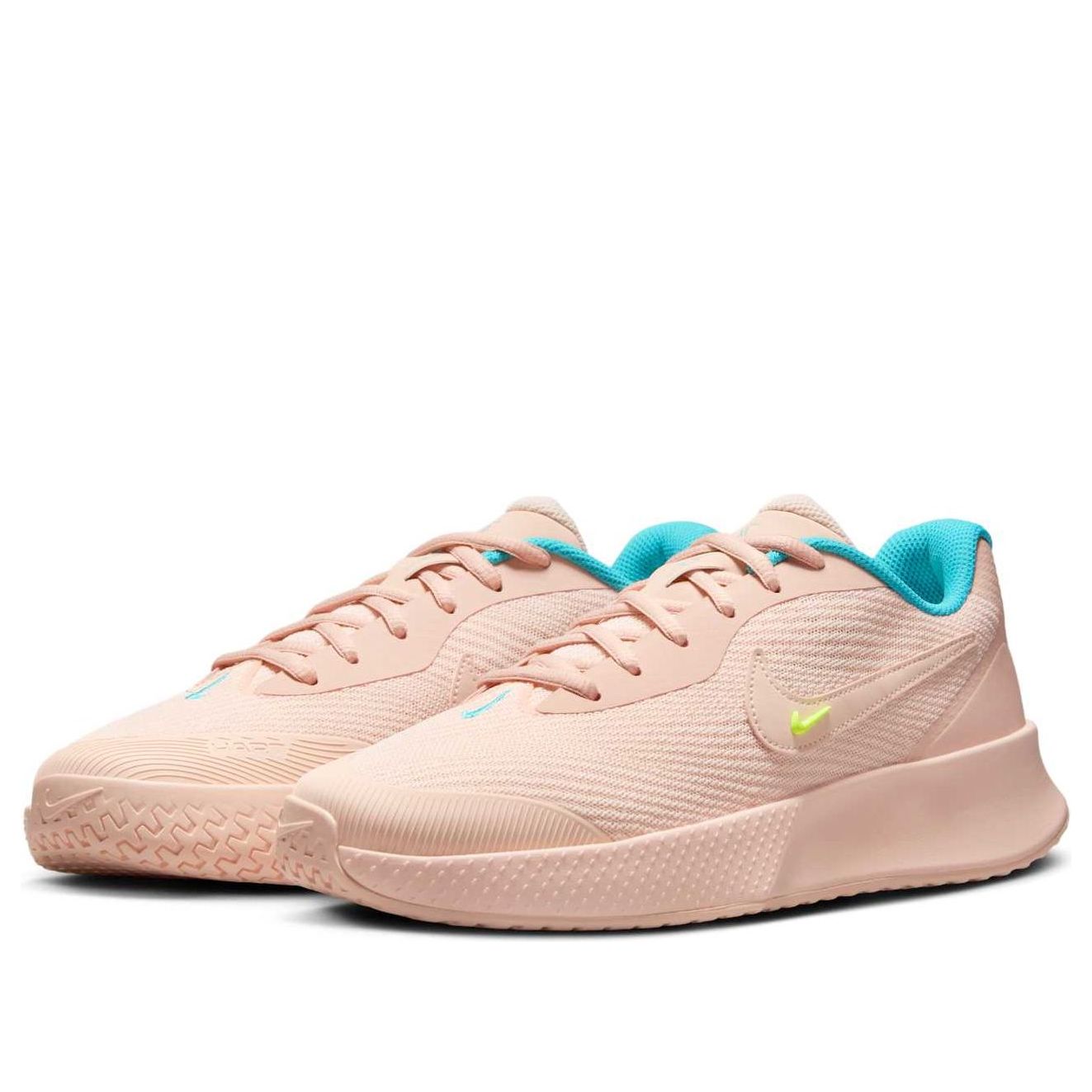 (WMNS) Nike Court Vapor Lite 3 HC 'Washed Coral Volt Dusty Cactus' HF7838-600