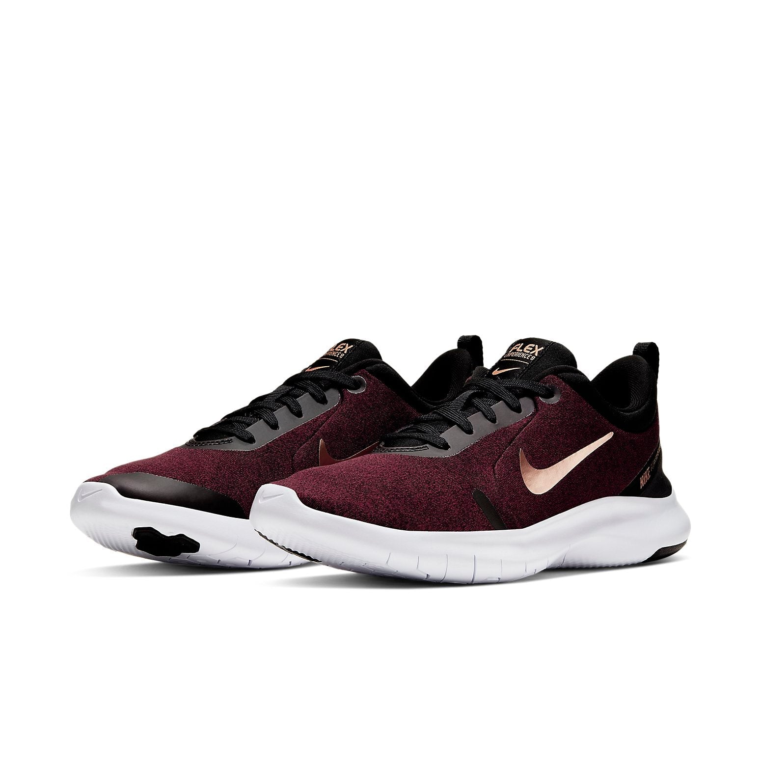 (WMNS) Nike Flex Experience RN 8 'Night Maroon Metallic Copper' AJ5908-005