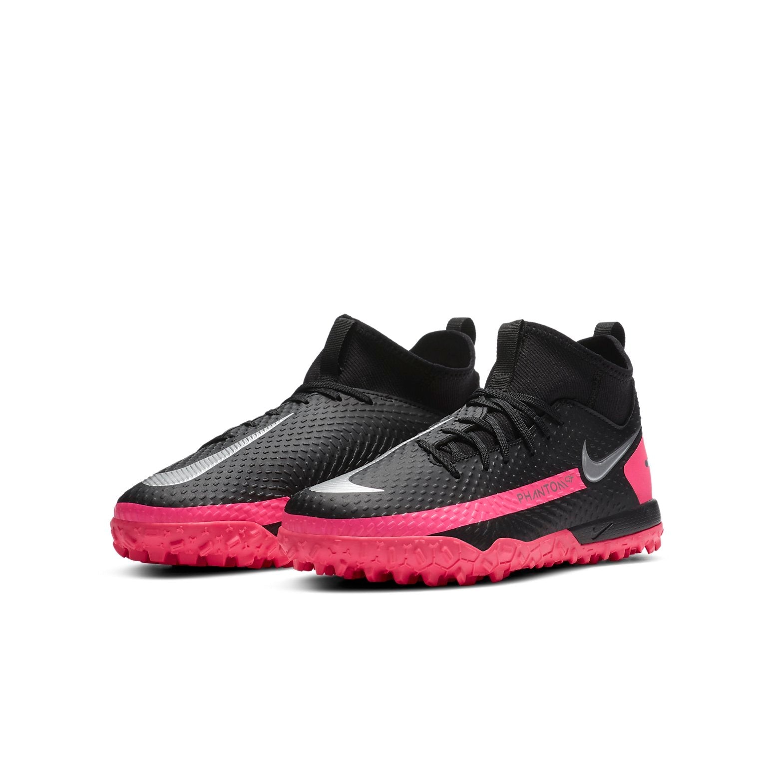 (GS) Nike Phantom GT Academy DF TF 'Black Pink' CW6695-006