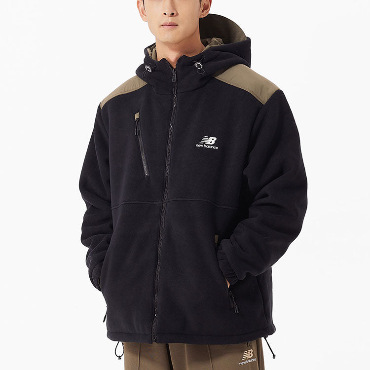 New Balance Logo Reversible Jacket Asia Sizing 'Black' AMJ23317-BK