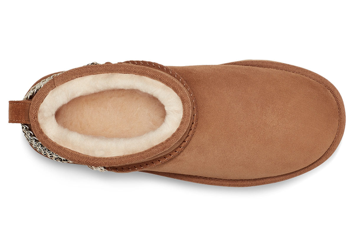 (WMNS) UGG Classic Ultra Mini Chains 'Chestnut' 1117933-CHE