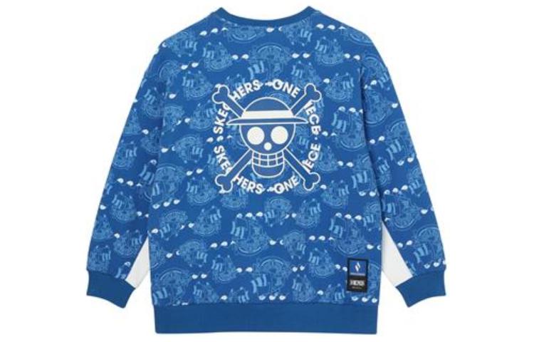 (GS) Skechers x ONE PIECE Crew Sweatshirt 'Multi-Color' L321B064