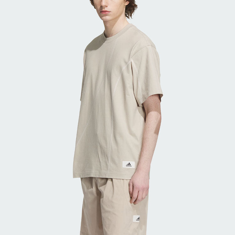 adidas Sportswear Lounge Graphic T-Shirts 'Beige' IP4978