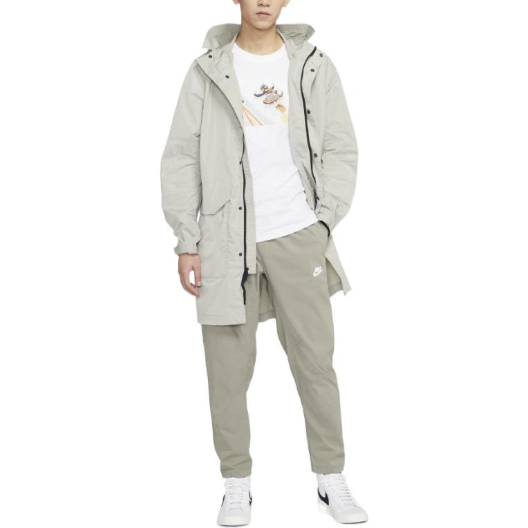 Men's Nike Solid Color Logo Straight-Leg Casual Pants/Trousers Autumn Light Brown DN4447-320