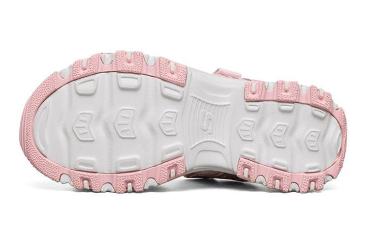 (GS) Skechers Dlites Sandals 'Pink White' 664167L-PNK