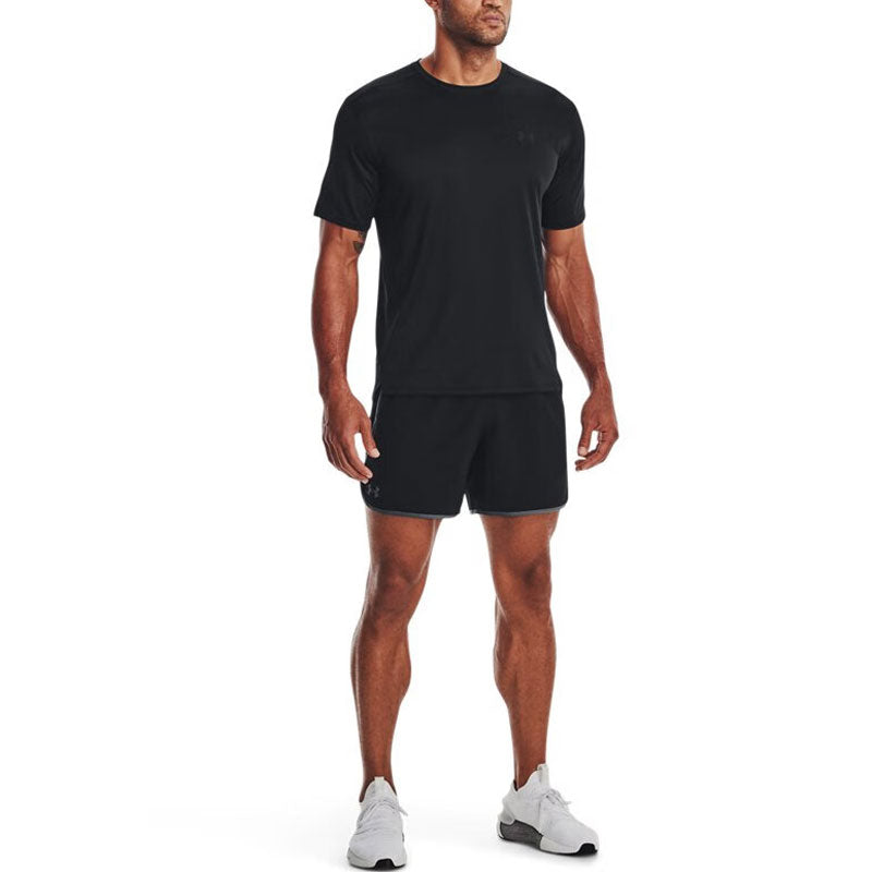 Under Armour HIIT Woven 6inch Shorts 'Black Grey' 1377027-001