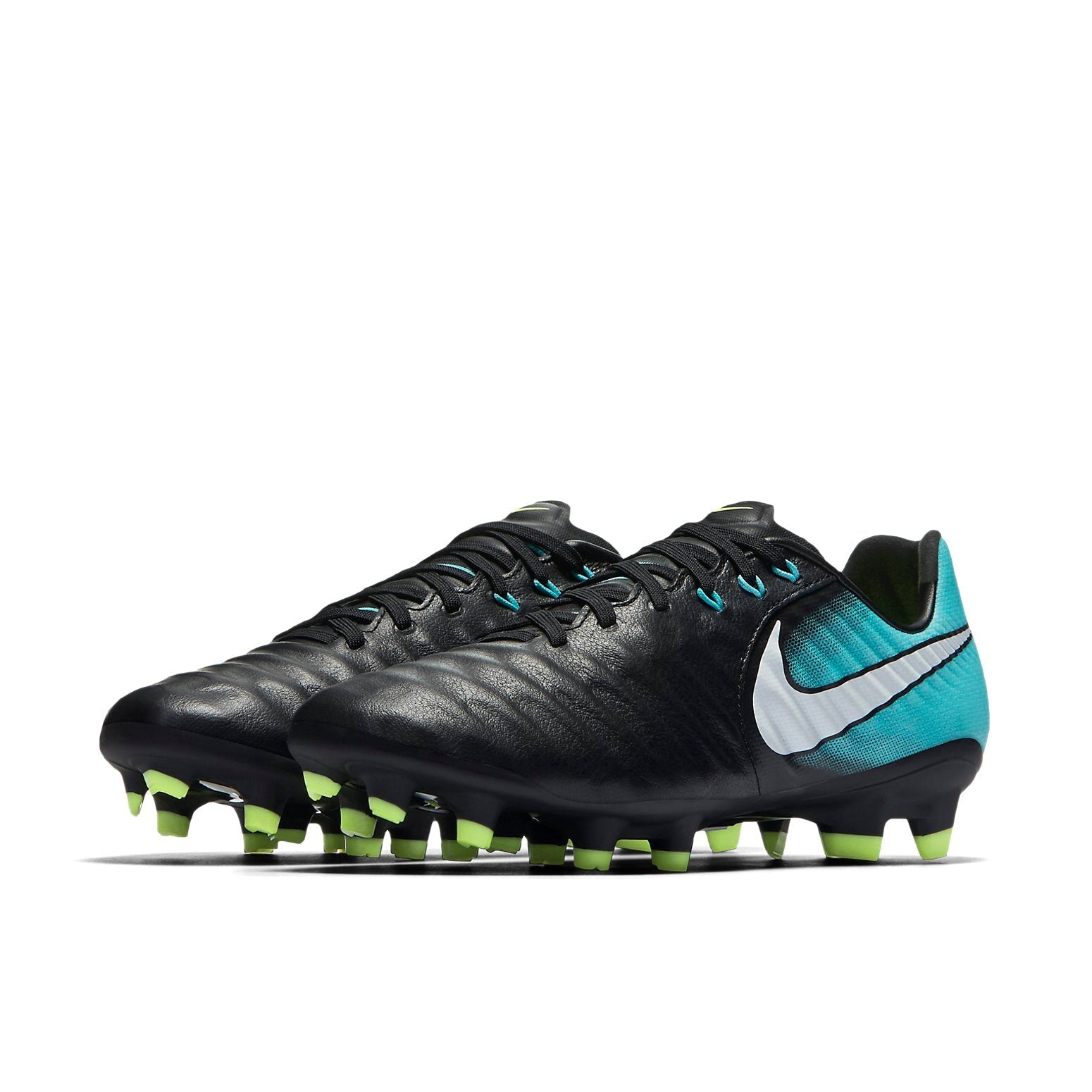 Nike Tiempo Legacy III FG 'Black White Light Aqua' 897803-002