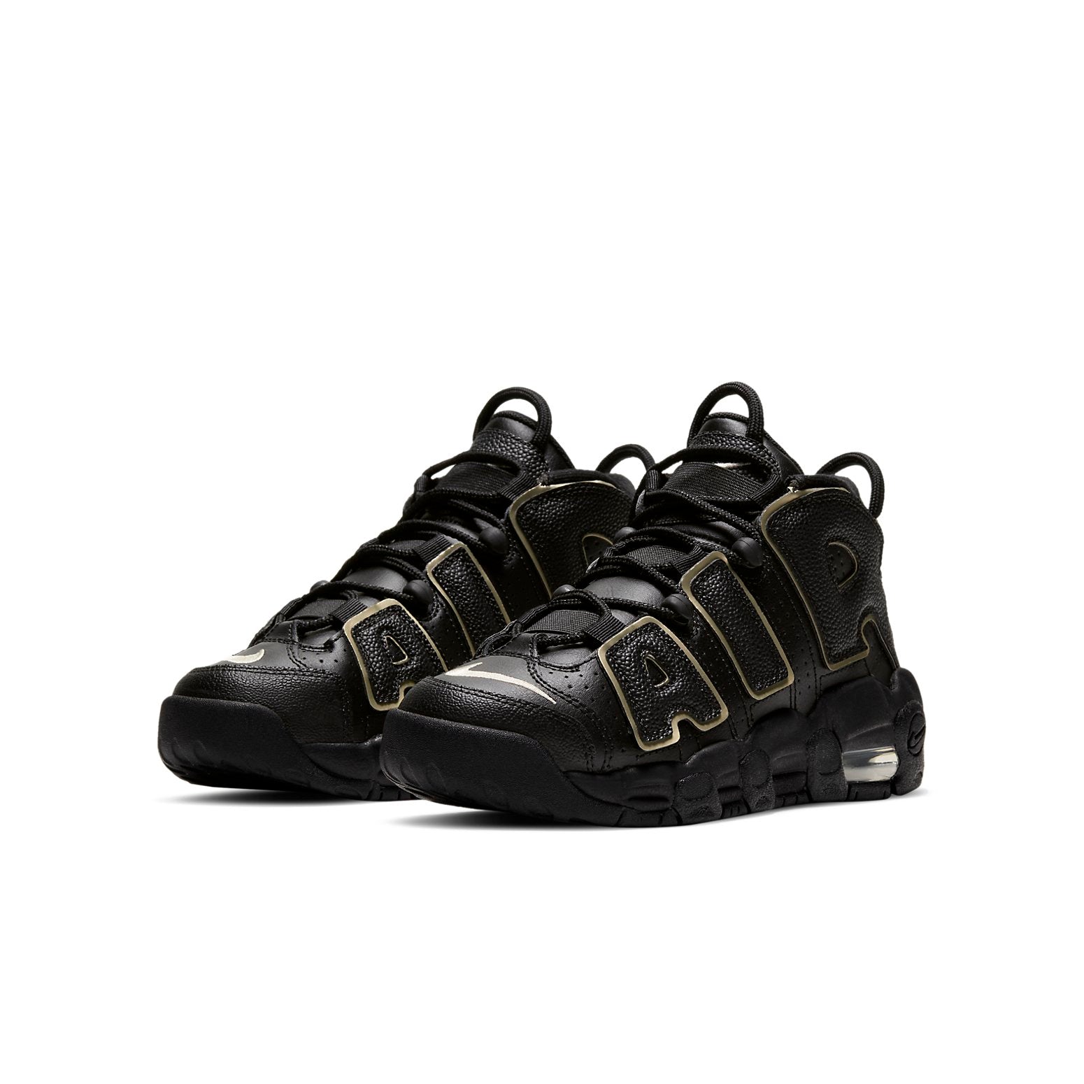 (GS) Nike Air More Uptempo 'Black Metallic Gold Star' DD3038-001
