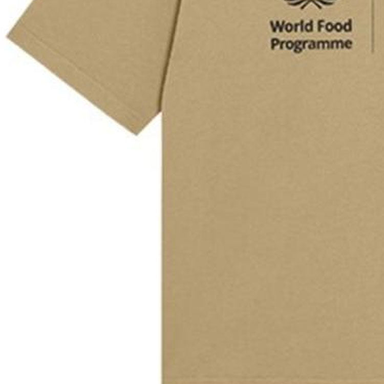 (WMNS) Balenciaga x World Food Program T-Shirt 'Beige' 612965THV849605
