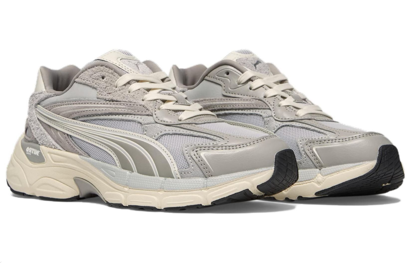 (WMNS) PUMA Teveris Nitro Tonal Sneakers 'Ash Grey Silver' 395119-01