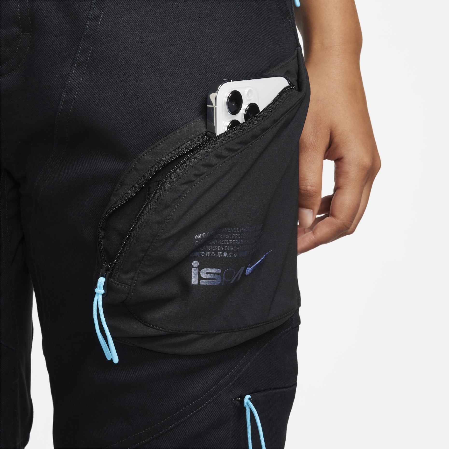 Nike ISPA Trousers 2.0 Asia Sizing 'Black' FB2713-010