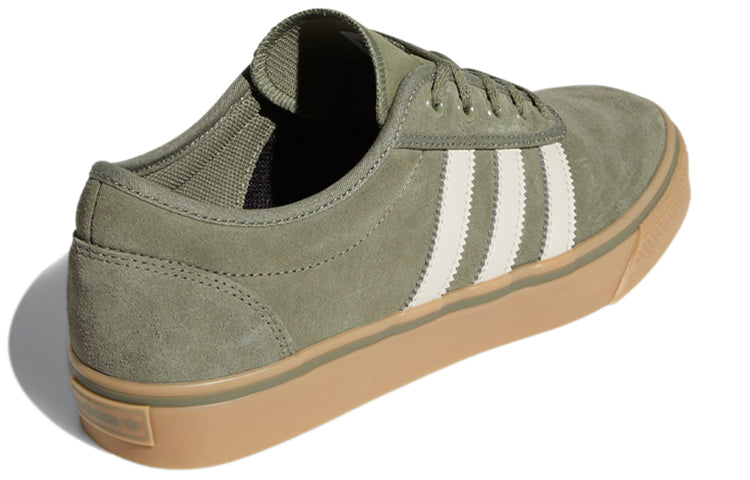 (WMNS) adidas originals Adiease 'Green White' EG2489
