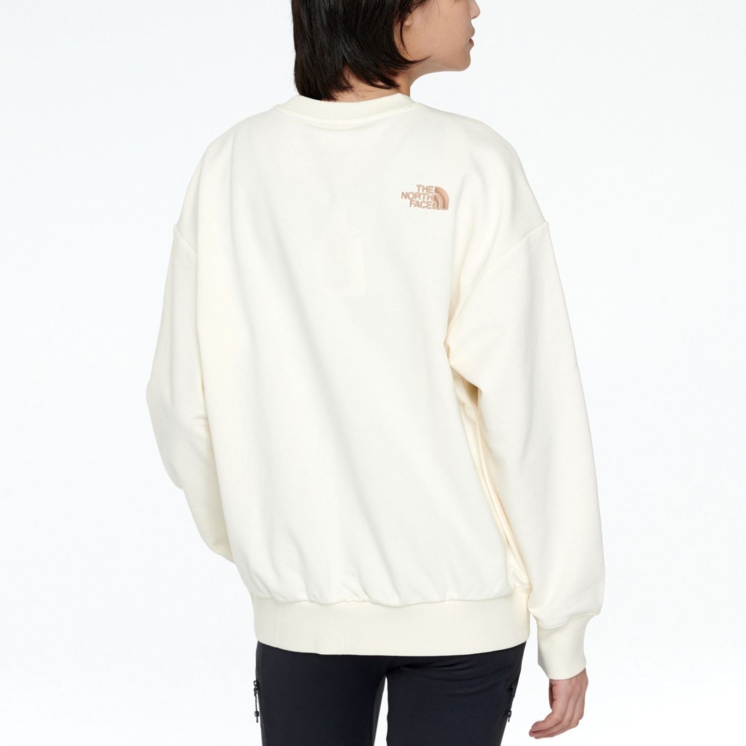 THE NORTH FACE Patch Crewneck Sweater 'Beige' NM5MP07M
