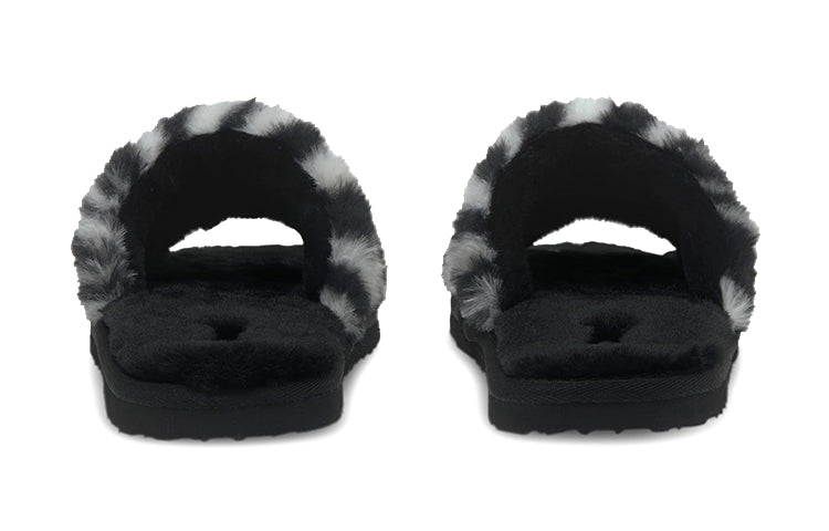 (WMNS) PUMA Fluff Slide 'Wild - Black' 385276-01