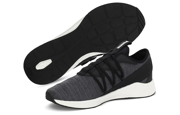 PUMA x One8 Virat Kohli Nrgy Star Knit Low-top Running Shoes Black/White 193327-01