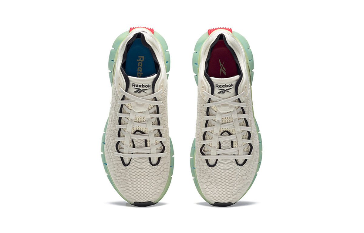 (WMNS) Reebok Zig Kinetica Sports Casual Shoes 'White Green' FV3878
