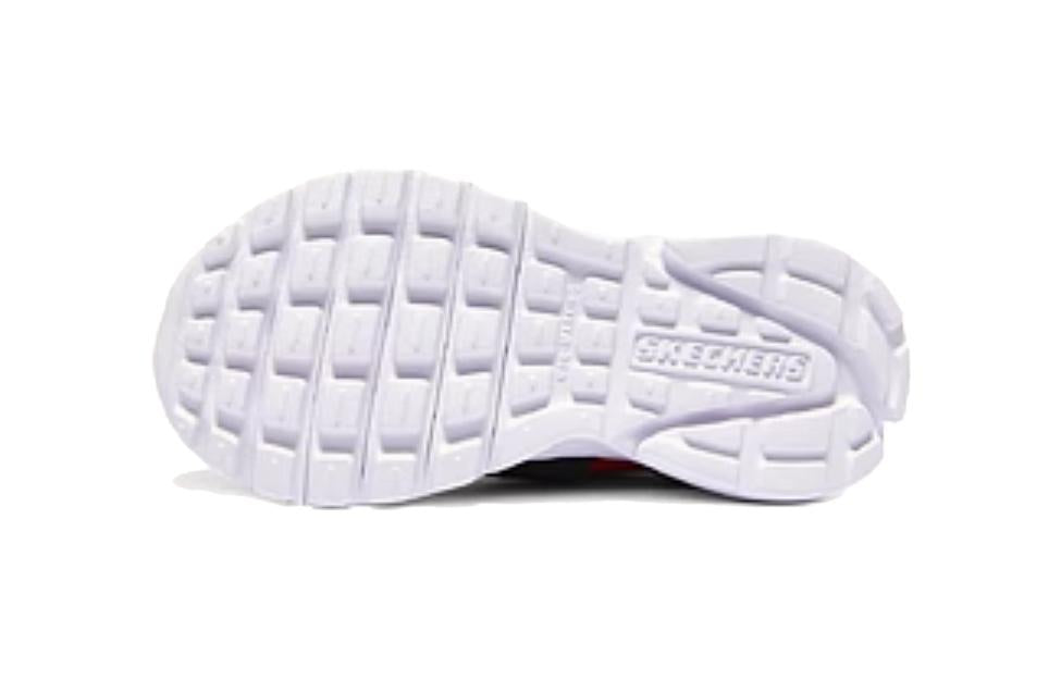 (GS) Skechers Slip-On Sport Shoes 'Black Red' 405215N-BKRD