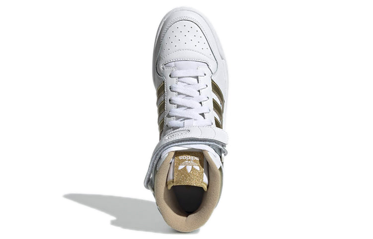 (WMNS) adidas Forum Mid 'White Matte Gold' GX5055