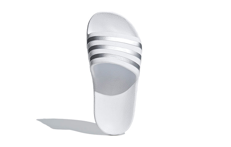 (PS) adidas Adilette Aqua Slides K 'Silver White' F35555