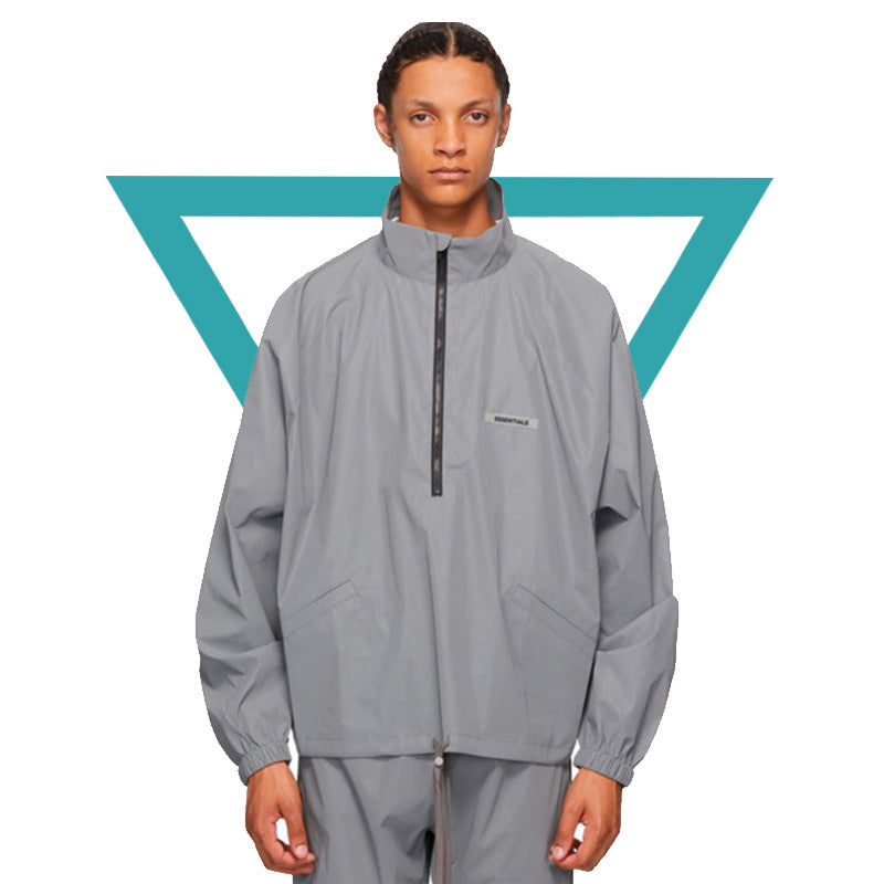 Fear of God Essentials SS20 Jacket Duck Silver FOG-SS20-301