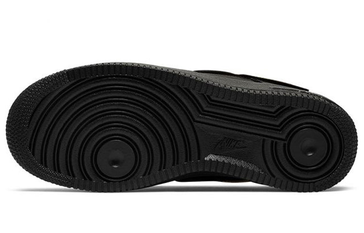 (GS) Nike Air Force 1 LV8 3 'Removable Swoosh - Black' AR7446-001