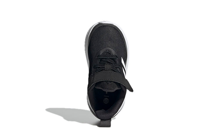 (TD) adidas Fortarun Elastic Lace Top Strap 'Black White' FZ5499