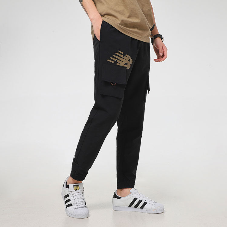 New Balance Streetwear Cargo Pants Asia Sizing 'Black' AMP12350-BK