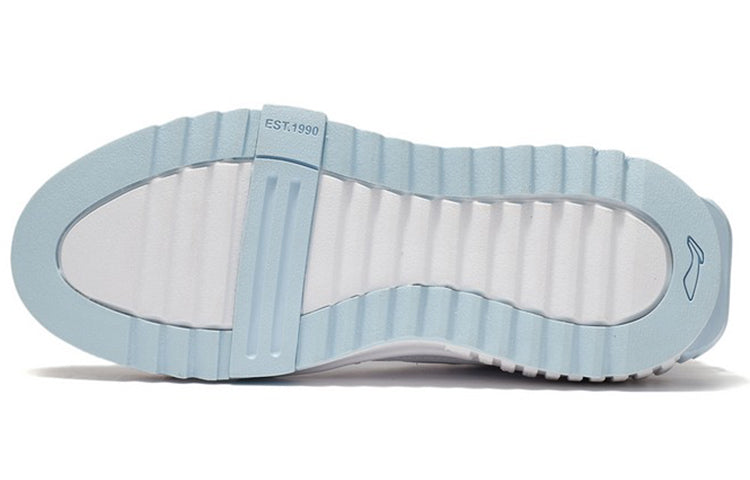 (WMNS) Li-Ning No.258 Skateboarding 'White Baby Blue' AGCS076-3