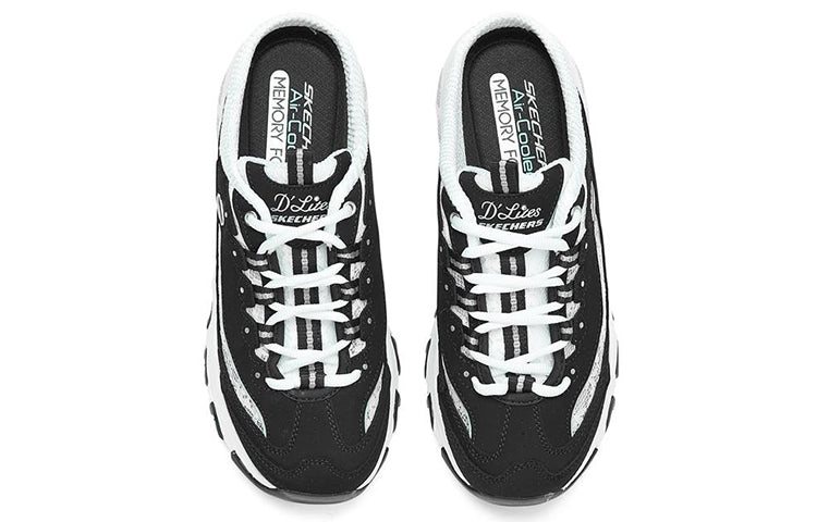 (WMNS) Skechers Dlites 1.0 'Black' 896088-BKW