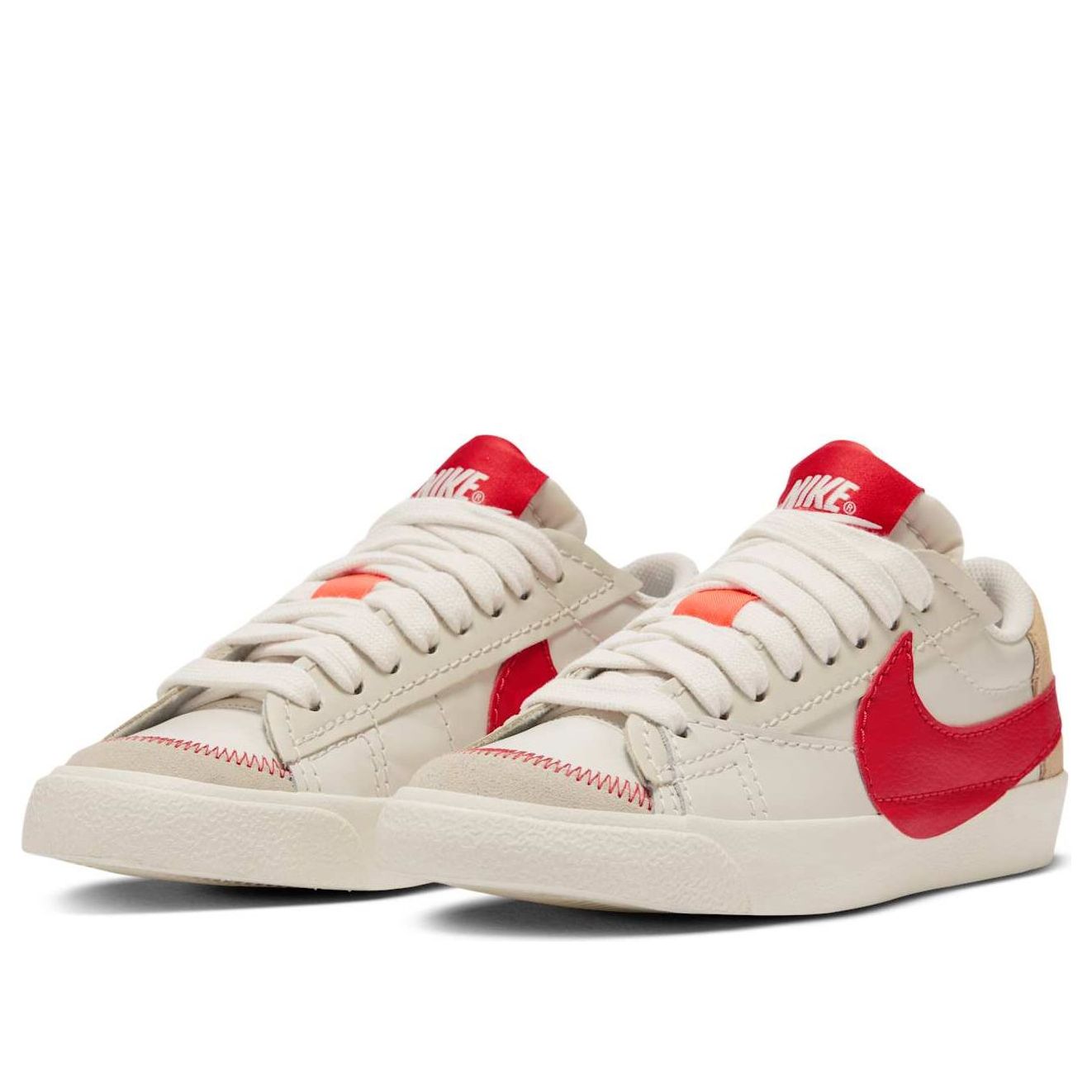 (WMNS) Nike Blazer Low '77 Jumbo 'Sail Red' DQ1470-005
