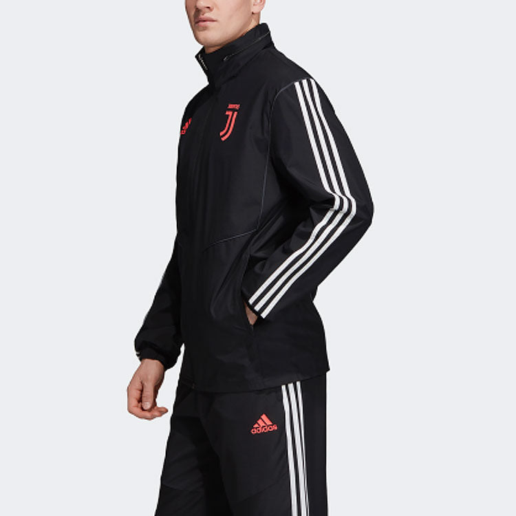 adidas JUVE AW JKT Soccer/Football Juventus Woven Jacket Black DX9134