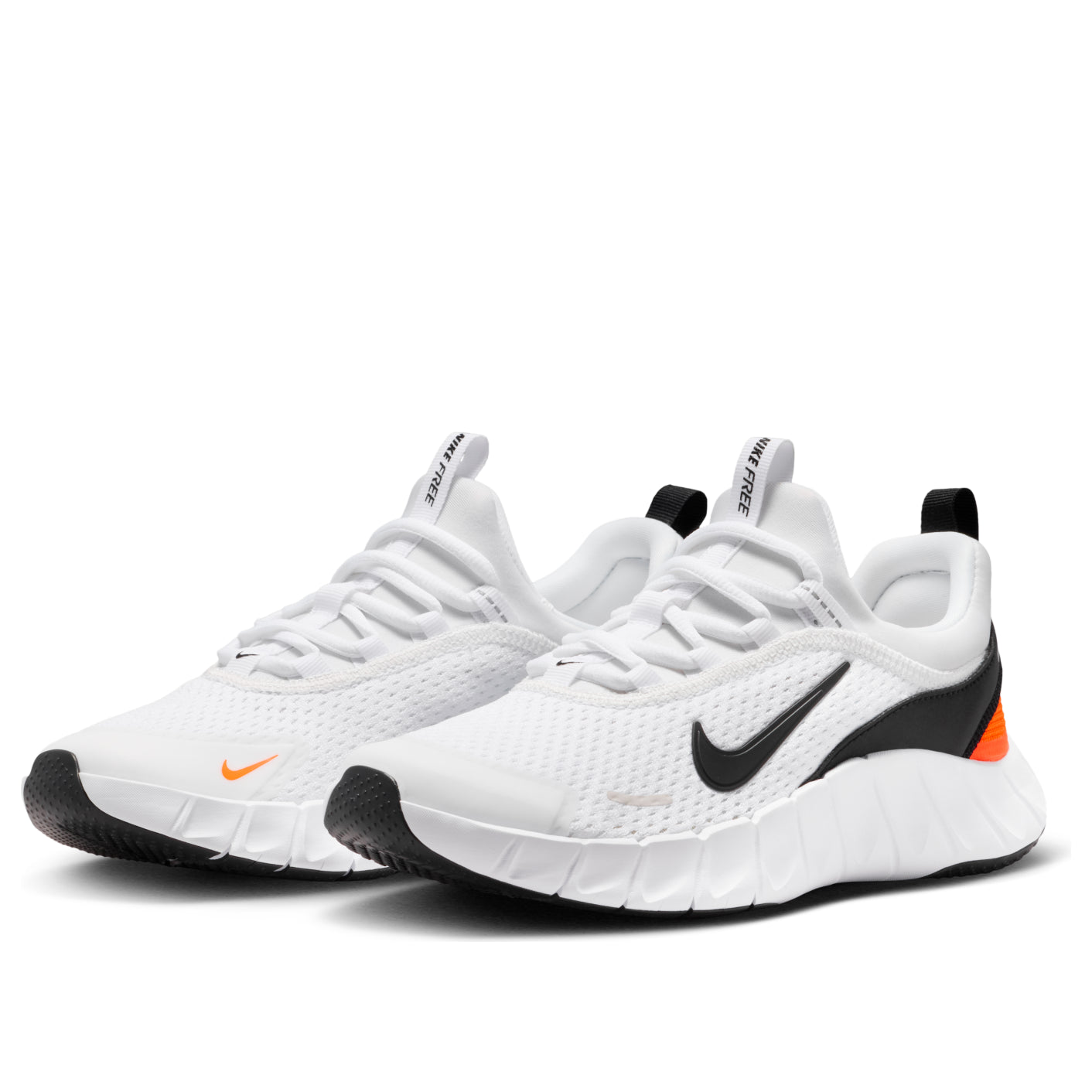 (GS) Nike Free Ride 'White Black Safety Orange' IO1642-100