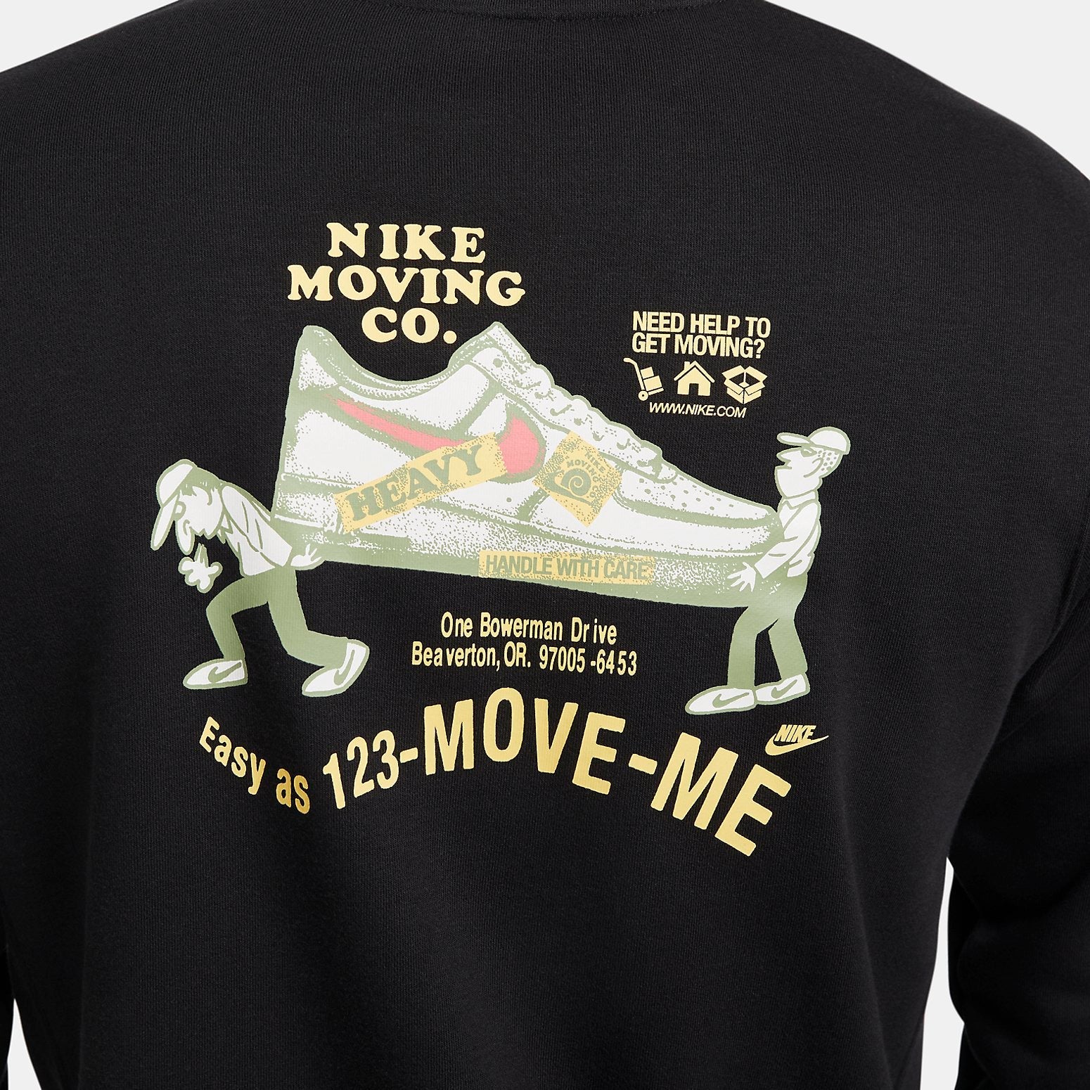 Nike Sportswear Crewneck Sweatshirt 'Black' FD1490-010
