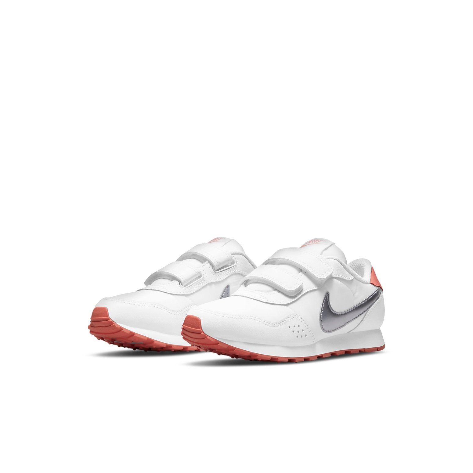 (PS) Nike MD Valiant White Metallic Silver 'White Orange' CN8559-101