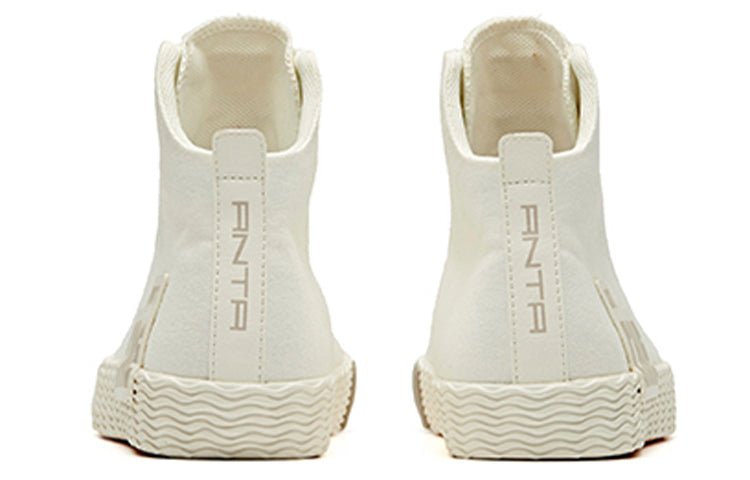 (WMNS) ANTA Life Series Sneakers Canvas High 'Beige Tan' 12948650-1