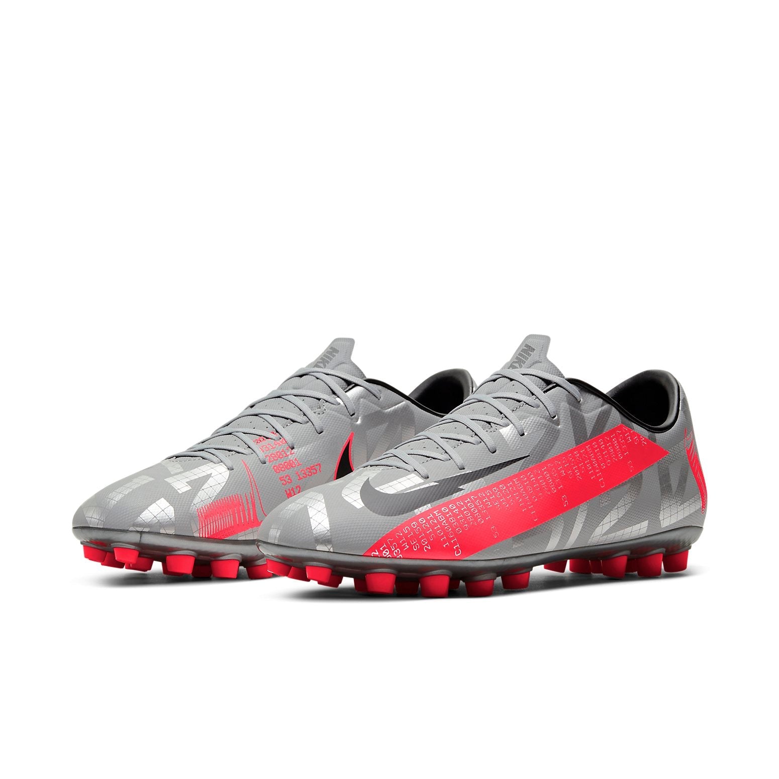 Nike Vapor 13 Academy AG Artificial Grass 'Grey Red' BQ5518-906