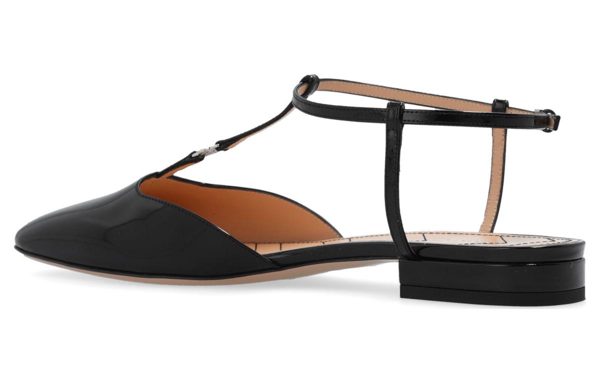 (WMNS) Gucci New Denim Ballerina Flats 'Black' 754136-BNC00-1000