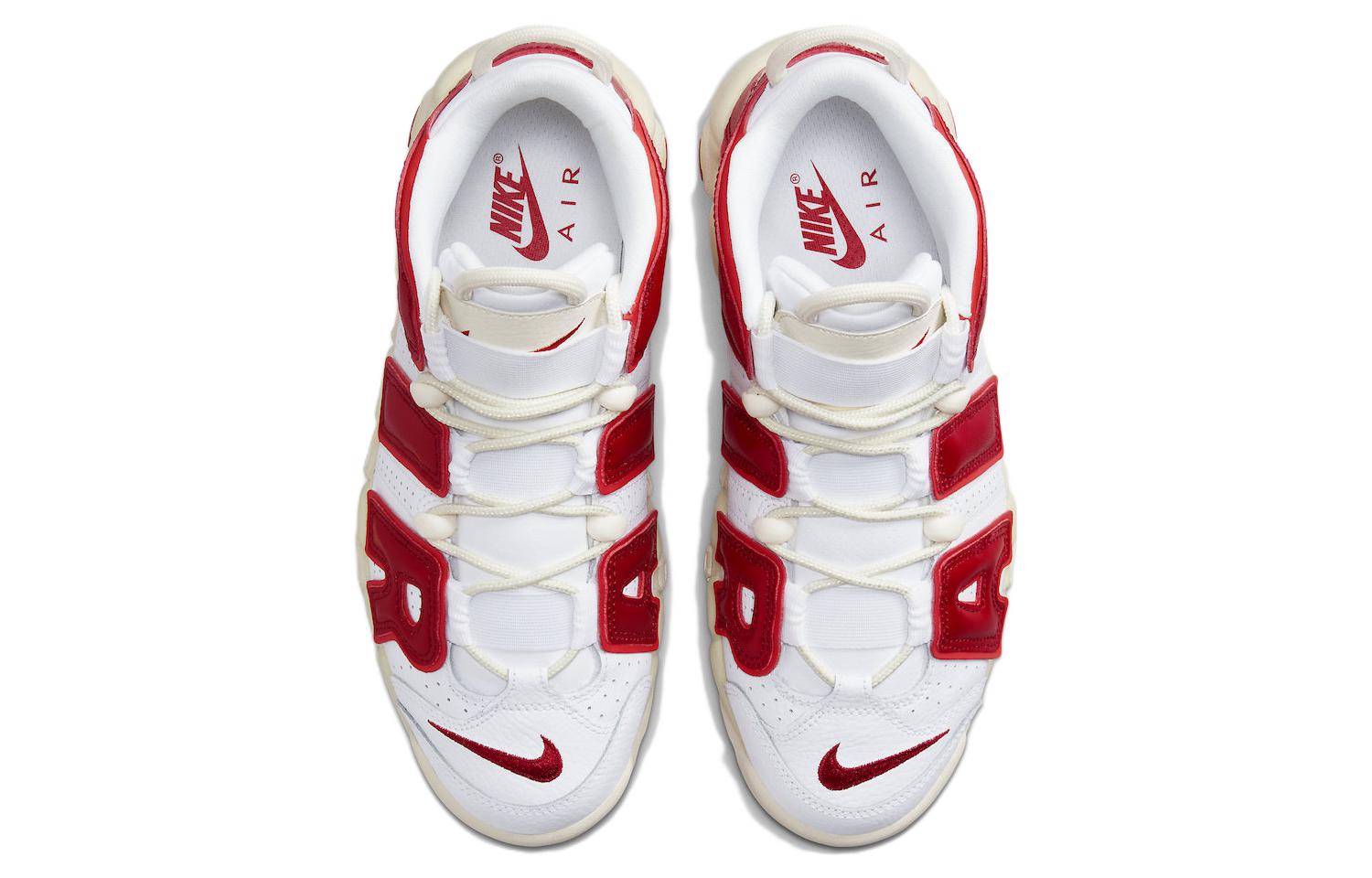 (WMNS) Nike Air More Uptempo 'White Red Sail' FN3497-100