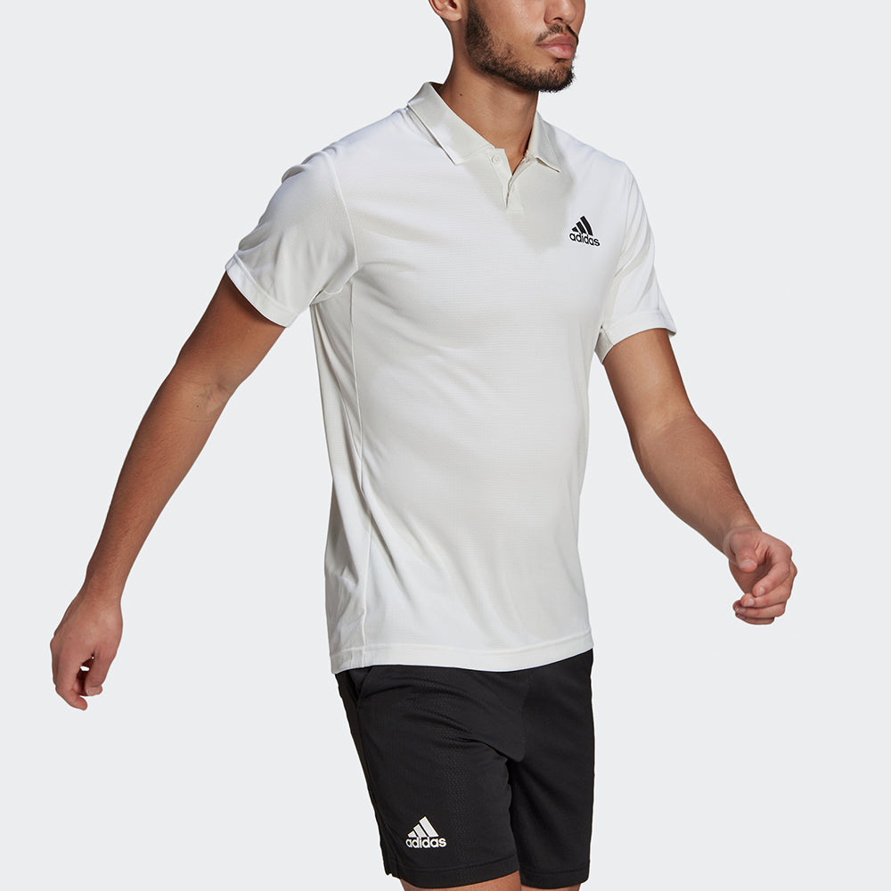 adidas H.rdy Polo Tennis Sports Training Breathable Short Sleeve Polo Shirt White GL5813