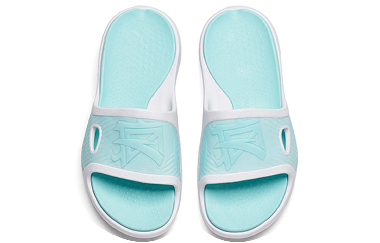 ANTA Basketball Slides 'White Ice Blue' 112221802-4
