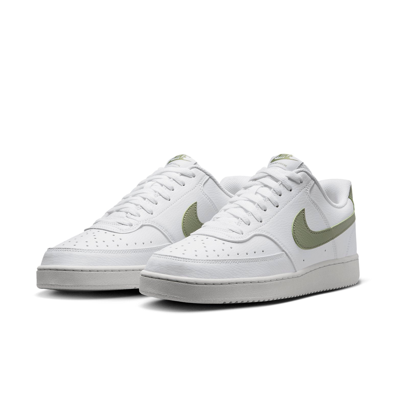 Nike Court Vision Low Next Nature 'White Oil Green' FD0781-100